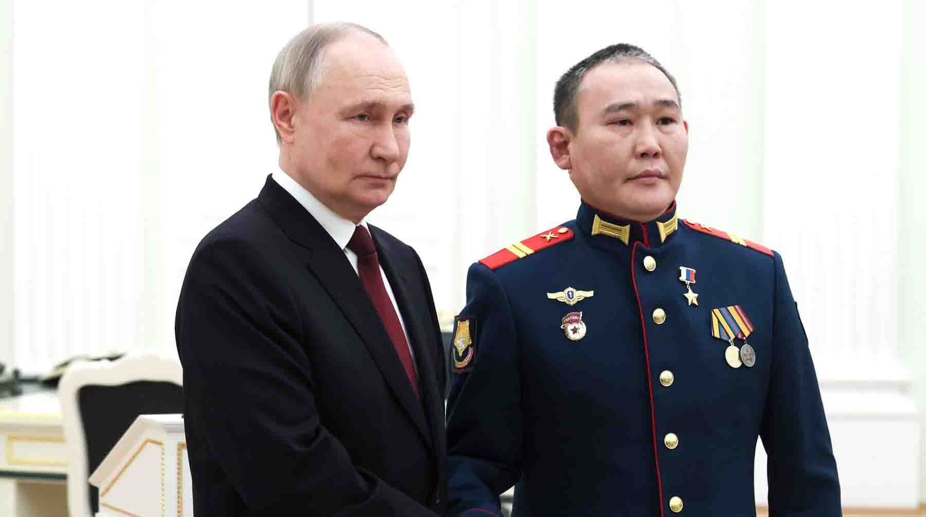 Владимир Путин и Андрей Григорьев