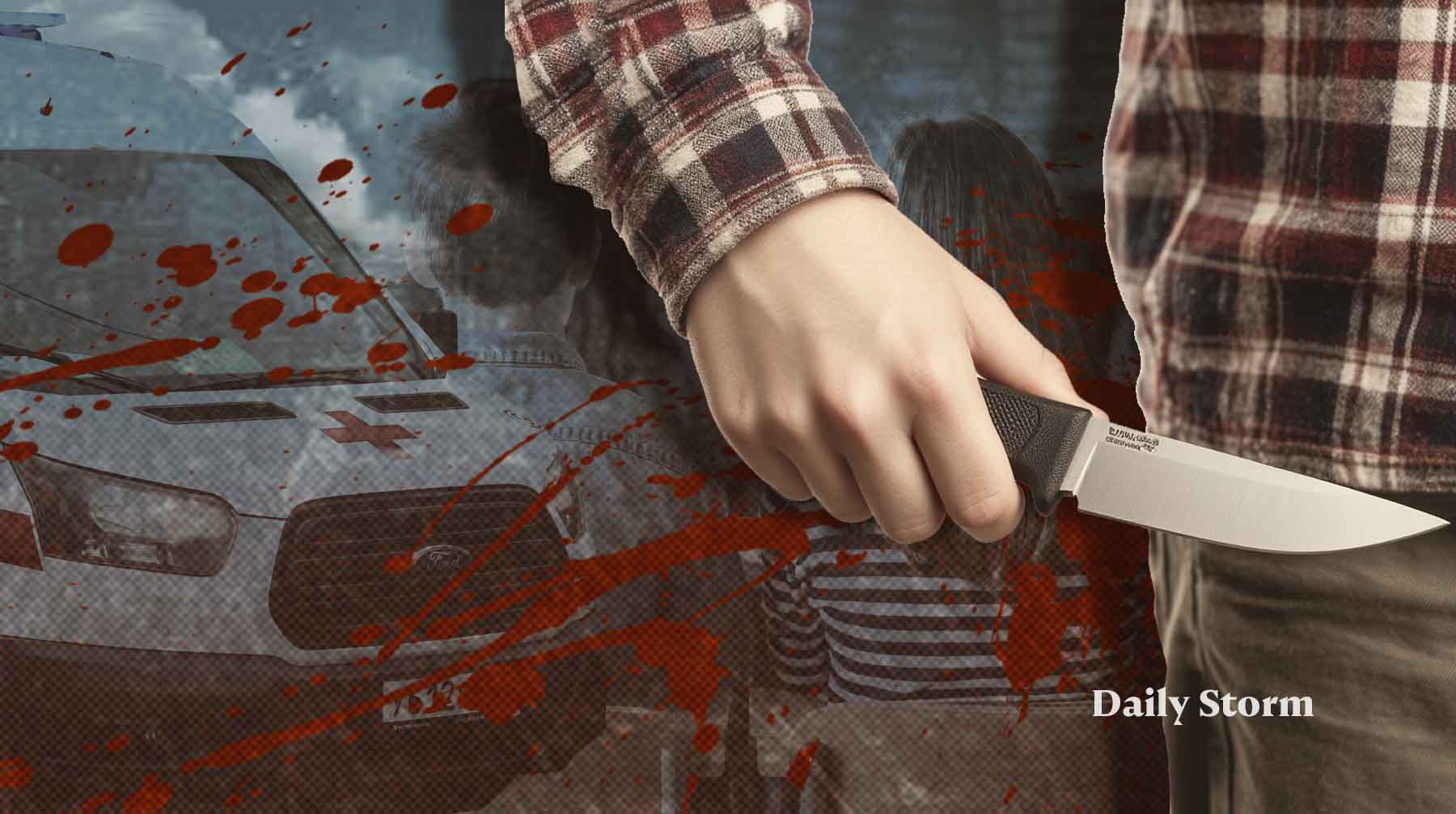 Подросток после нападения хотел совершить суицид и находится в больнице, как и пострадавшая женщина Коллаж: Daily Storm