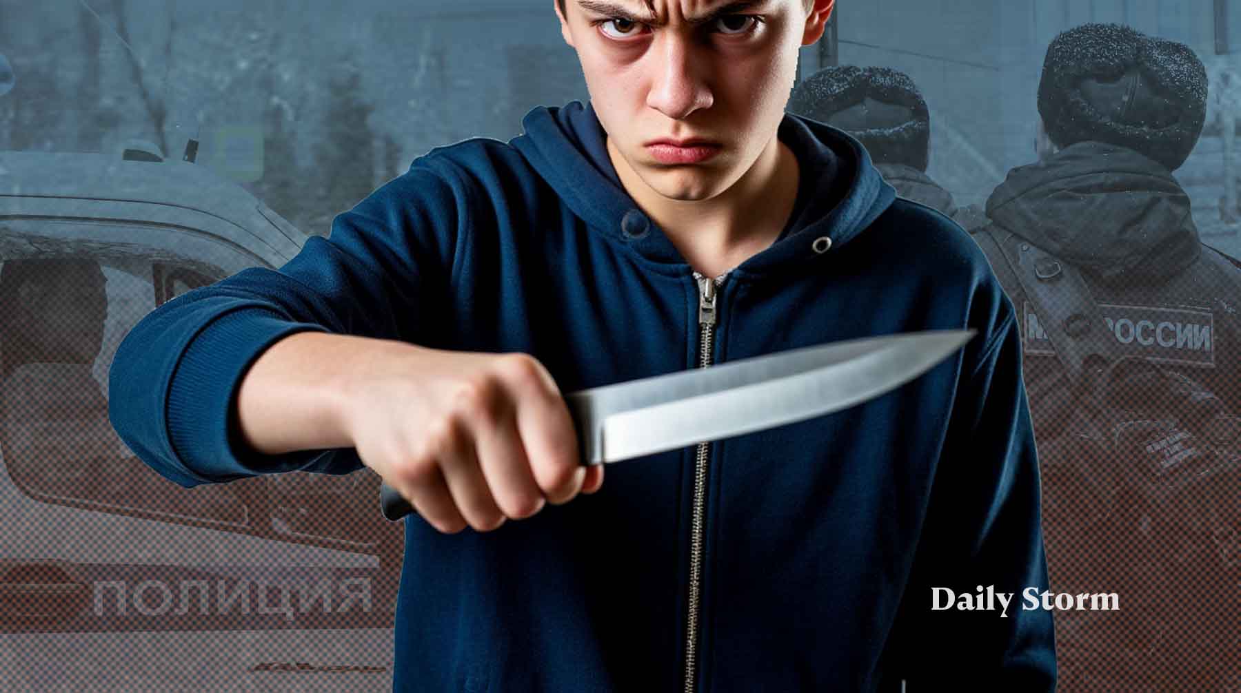 Девятиклассник сделал селфи на фоне убитого им ребенка, а к преступлению готовился заранее Коллаж: Daily Storm