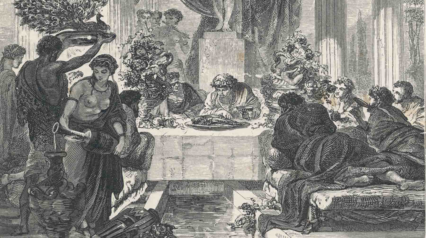 Древний Рим, пир