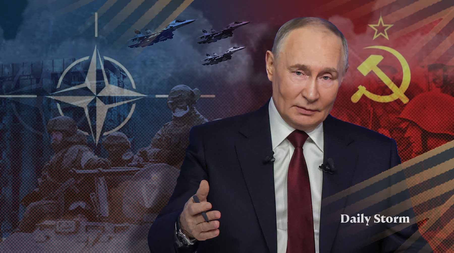 Он отметил, что подвиг победителей вдохновляет бойцов спецоперации Коллаж: Daily Storm
